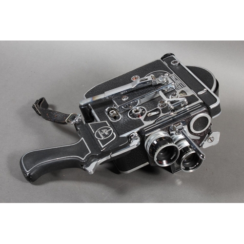 1236 - Paillard Bolex H16 Reflex 16mm camera with Switar 1:1.8 16mm H16 RX lens and Switar 1:1.4 25mm H16 R... 