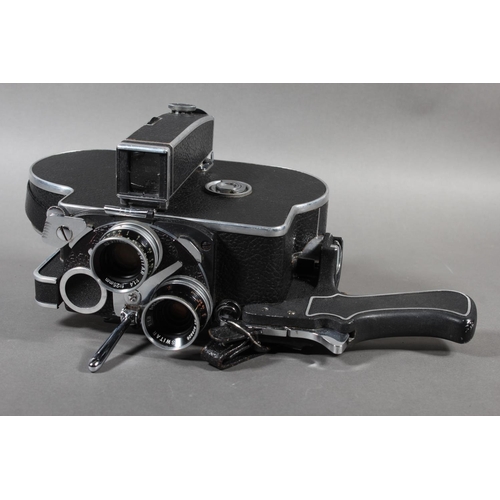 1236 - Paillard Bolex H16 Reflex 16mm camera with Switar 1:1.8 16mm H16 RX lens and Switar 1:1.4 25mm H16 R... 