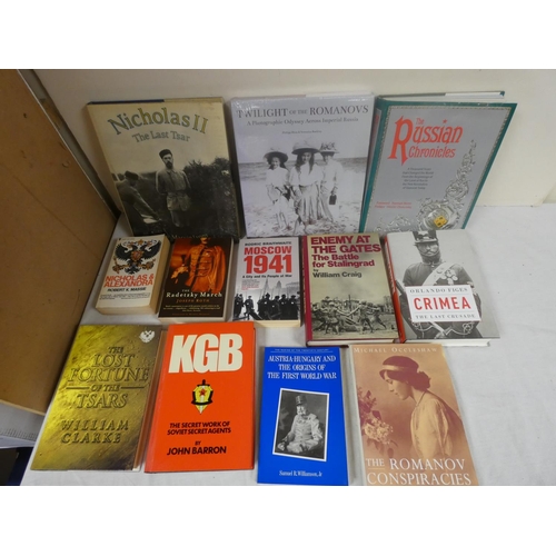 35 - Russian History.&nbsp;&nbsp;A large carton of various vols., mainly in d.w's.