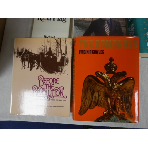 36 - Russian History.&nbsp;&nbsp;A large carton of various vols., mainly in d.w's.