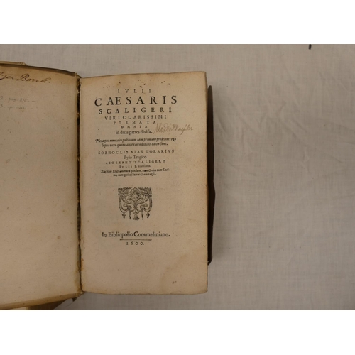 47 - GIATTINO J. B.  Vera Concilii Tridentini Historia. 2nd part. Half title. Quarto. Old vellum. Plantin... 