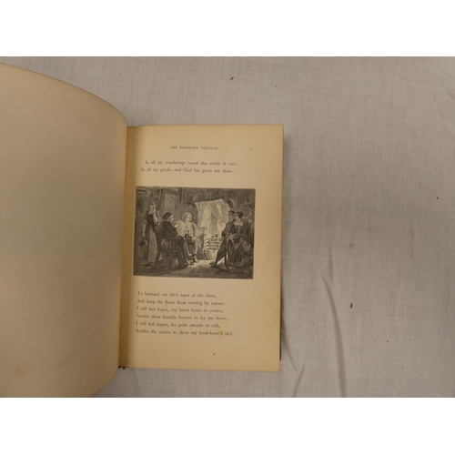 49 - GOLDSMITH OLIVER.&nbsp;&nbsp;The Deserted Village ... Illustrated by the Etching Club. Eng. vignette... 
