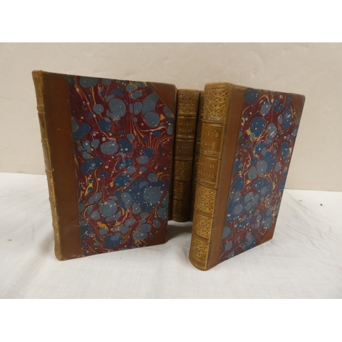 52 - LEVER CHARLES.&nbsp;&nbsp;Works. 12 uniform vols. Half calf, gilt backs, marbled brds. & edges. ... 