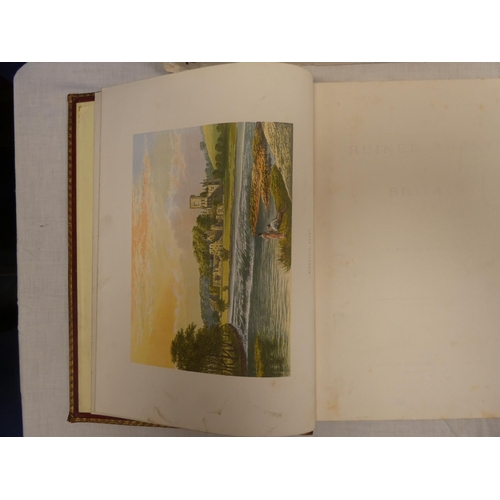 57 - ROSS FREDERICK.&nbsp;&nbsp;The Ruined Abbeys of Britain. 2 vols. Good col. plates by A. F. Lydon, ot... 