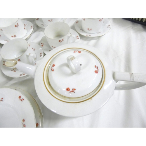 30 - Puls, Austrian floral pattern tea and dinner service.