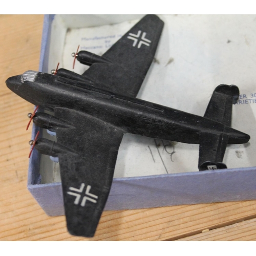 1101 - Dinky Toys pre war era 67A Junkers JU 89 Heavy Bomber, boxed.&nbsp;