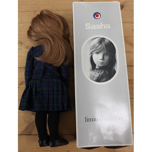 1109 - Trendon Toys Ltd Sasha doll 'Kiltie', limited edition, the head impressed '1986 2803', 42cm tall, bo... 