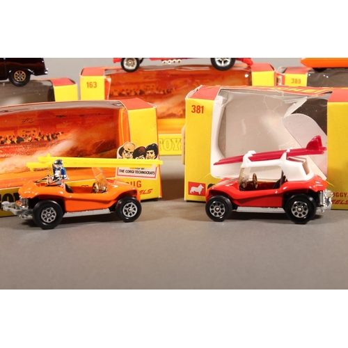 1087 - Corgi Toys diecast Whizzwheels model vehicles to include 163 The Santa Pod Glo Worm Dragster, 418 Au... 