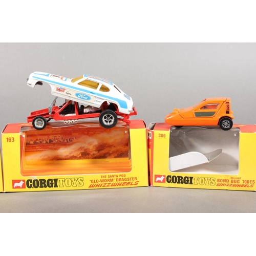 1087 - Corgi Toys diecast Whizzwheels model vehicles to include 163 The Santa Pod Glo Worm Dragster, 418 Au... 