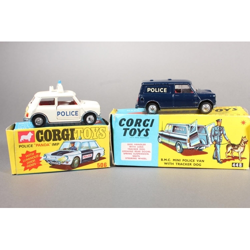 1092 - Corgi Toys diecast model vehicles to include 437 Superior Ambulance on Cadillac Chassis, 448 BMC Min... 