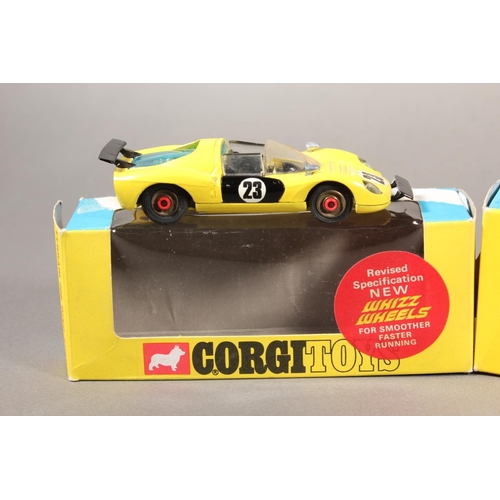 1093 - Corgi Toys diecast model vehicles to include 302 Hillman Hunter With Kangaroo, 150 Surtees TS9 F1 Ra... 