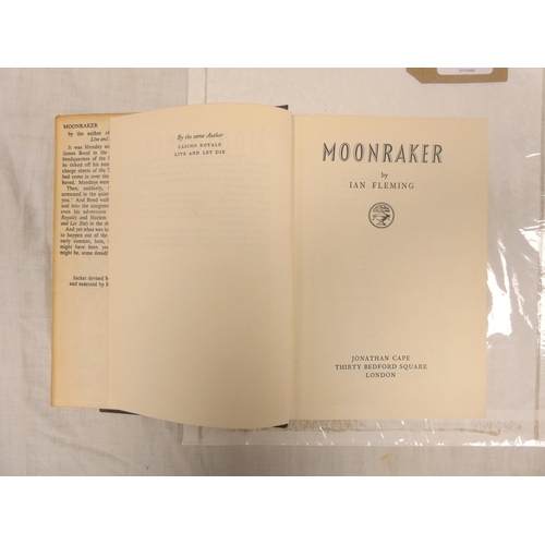 145 - FLEMING IAN.  Moonraker. Silver stamped orig. black cloth in unclipped 