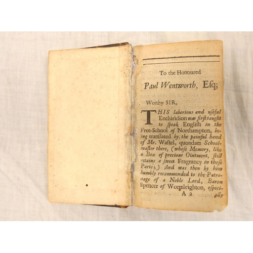 156 - SHAW JOHN.  The Divine Art of Memory or The Sum of the Holy Scriptures Delivered in Acrostick Verses... 