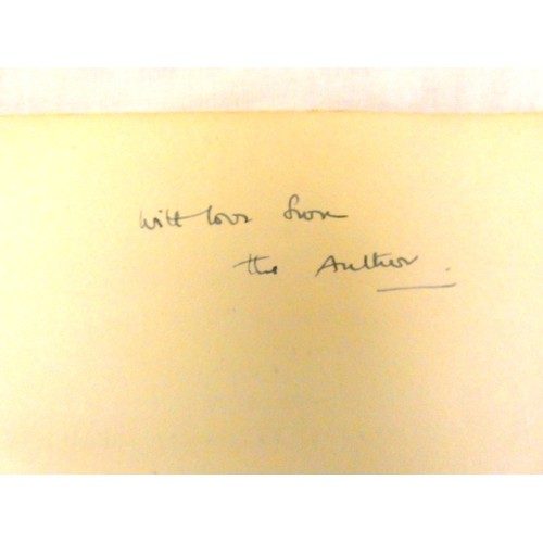 158 - BLYTON ENID. Child Whispers. Oblong. Pict. yellow cloth finish card binding. Inscribed by Enid Blyto... 