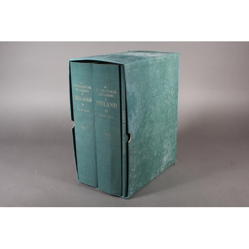 324 - Samuel Lewis, A Topographical Dictionary of Ireland, 2 volumes along with Lewis's Atlas of Ireland a... 