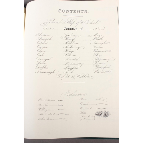 324 - Samuel Lewis, A Topographical Dictionary of Ireland, 2 volumes along with Lewis's Atlas of Ireland a... 