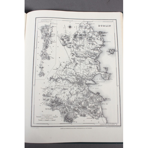 324 - Samuel Lewis, A Topographical Dictionary of Ireland, 2 volumes along with Lewis's Atlas of Ireland a... 