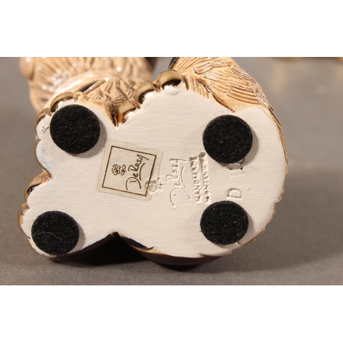 248 - De Rosa Porcelain Sculptures of Uruguay, six animal models to include elephant, cats etc. each with ... 