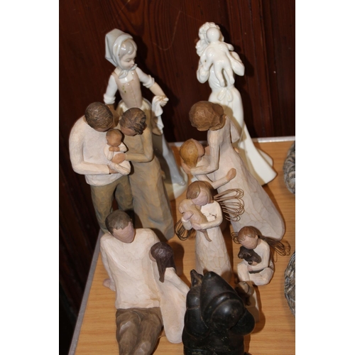 258 - Royal Worcester First Smile figurine, Nao porcelain figure of girl washing clothes, Lladro polar bea... 