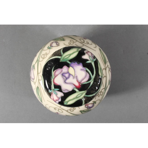 276 - Moorcroft pottery Daydream pattern ginger jar and cover, mark to the base, 16cm tall.
