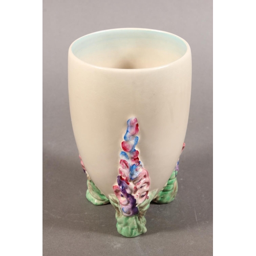 286 - Clarice Cliff My Garden vase and a Bizarre by Clarice Cliff Crocus pattern plate.