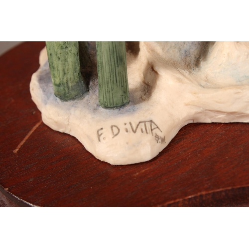 297 - Border Fine Arts Rising Mallard by Frank Falco, signed F.DiVita limited edition 378/950 on wooden ba... 