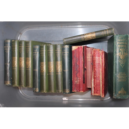 260N - Books to include The Waverley Novels published by Adam and Charles Black 1890, Wilsons Border Tales ... 