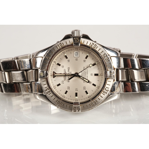 51 - Breitling Colt automatic stainless steel wristwatch, with original box and associated paperwork.