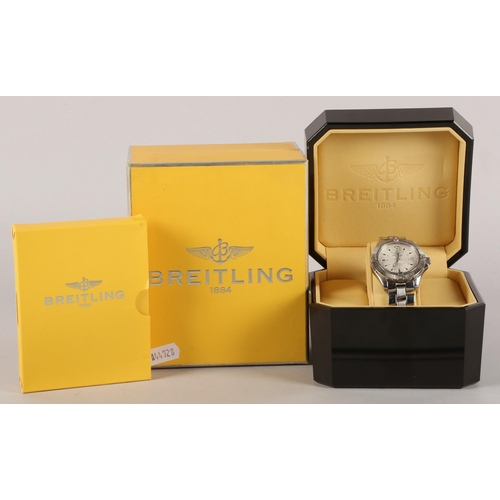51 - Breitling Colt automatic stainless steel wristwatch, with original box and associated paperwork.