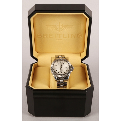 51 - Breitling Colt automatic stainless steel wristwatch, with original box and associated paperwork.