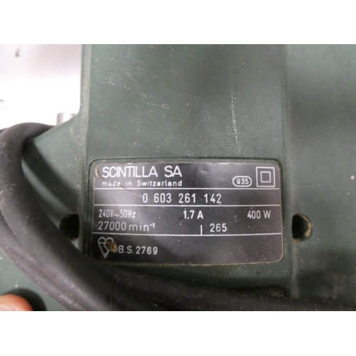 145 - Various power tools and accessories to include a Black & Decker saw (all in used condition).