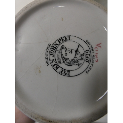 159 - Wedgwood John Peel jug, Royal Worcester 'June Garland' pattern coffee set, condiment set, Continenta... 