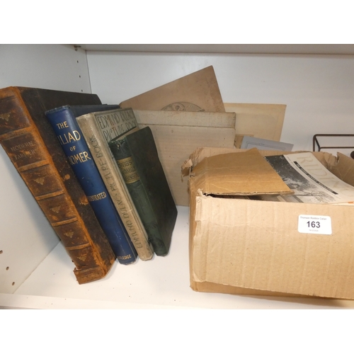 163 - Books and magazines to include Horse Lover's magazine, Jones' Animal Kingdom, Iliad of Homer, Modern... 