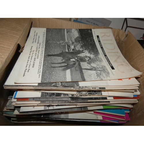 163 - Books and magazines to include Horse Lover's magazine, Jones' Animal Kingdom, Iliad of Homer, Modern... 
