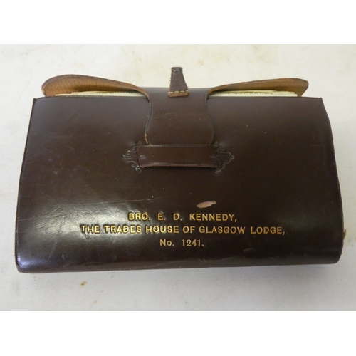 207 - Collection of certificates and related documents, c. 1925, relating to Ernest Dunlop Kennedy of Glas... 