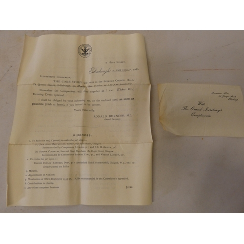 207 - Collection of certificates and related documents, c. 1925, relating to Ernest Dunlop Kennedy of Glas... 