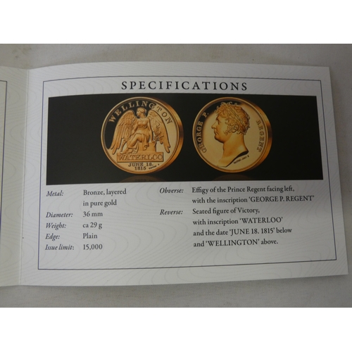 209 - Limited edition six proof coin set, 'The Battle of Waterloo, Waterloo 200, 1815-2015', by the London... 