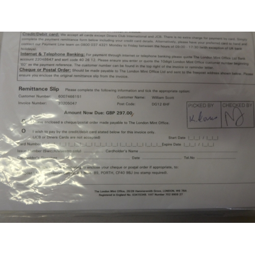 209 - Limited edition six proof coin set, 'The Battle of Waterloo, Waterloo 200, 1815-2015', by the London... 