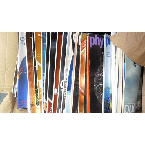 21 - Two cartons containing Biographical Memoirs of Fellows of the Royal Society, various volumes, physic... 