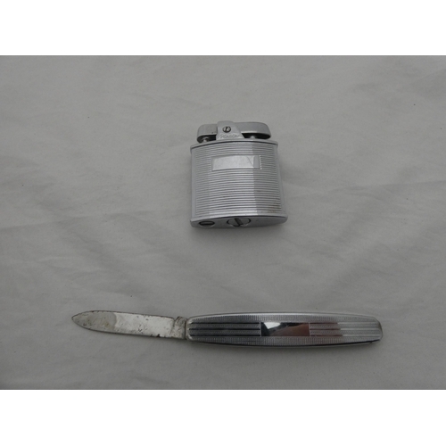 218 - Tin containing watches, jewellery and curios to include two rolled gold full hunter pocket watches, ... 