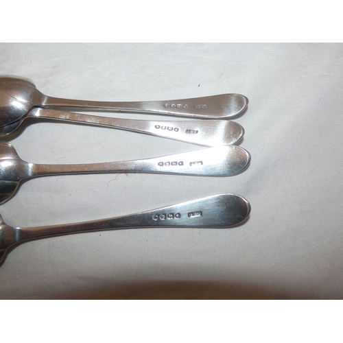 224 - 19th century Scottish silver spoon, Glasgow marks, two other silver spoons marked for Birmingham and... 