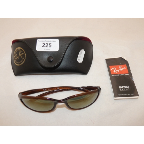 225 - Pair of lady's Ray-Ban sunglasses with outer case, no RB4028.