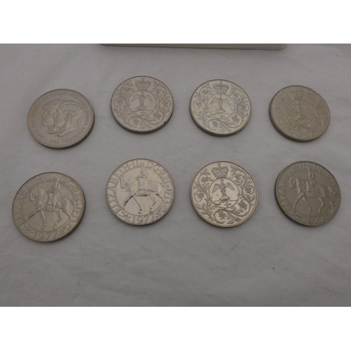 234 - Two Great Britain 1967 pre-decimal coin sets, commemorative coins to include Churchill, Prince Charl... 