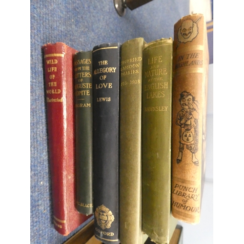 37 - Carton containing vintage general books to include medical interest, birds, natural history and othe... 