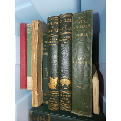 37 - Carton containing vintage general books to include medical interest, birds, natural history and othe... 