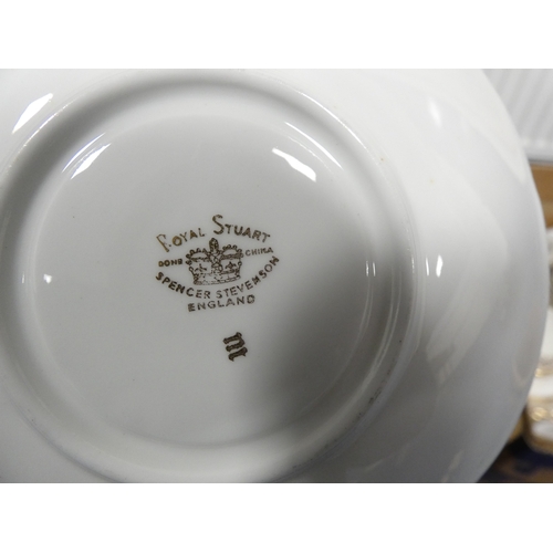 46 - Two cartons containing Gainsborough-style teawares, Standard, Royal Ascot etc.