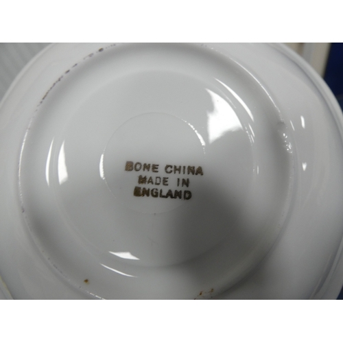 46 - Two cartons containing Gainsborough-style teawares, Standard, Royal Ascot etc.