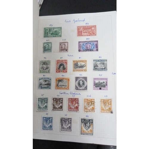 28 - 'Popular' stamp album with well-filled pages containing assorted stamps, mainly African and Commonwe... 