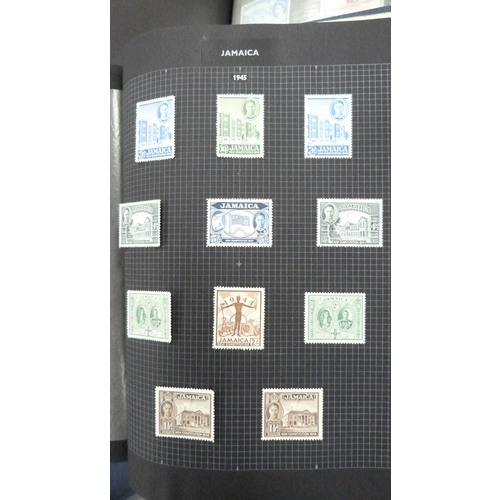 28 - 'Popular' stamp album with well-filled pages containing assorted stamps, mainly African and Commonwe... 