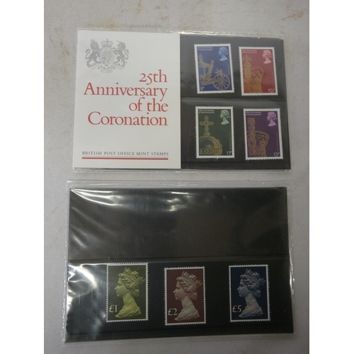 206 - Group of British and Queen Elizabeth II stamp packs to include Scotland, Wales and Northern Ireland ... 